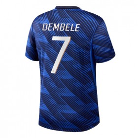 Frankrike Ousmane Dembele #7 Hemmakläder VM 2026 Kortärmad